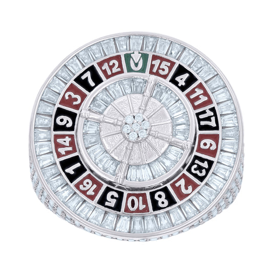 925 Sterling Silver R:0.09Ctw, B:7.36Ctw Moissanit