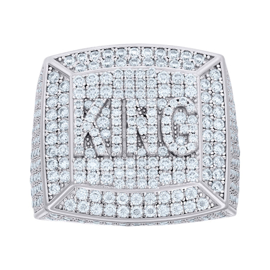 925 Sterling Silver 5.08Ctw Moissanite Ring S10