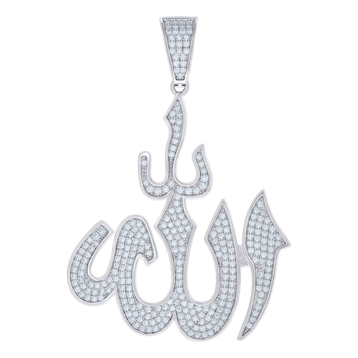 925 Sterling Silver 1.52Ctw Moissanite Pendant