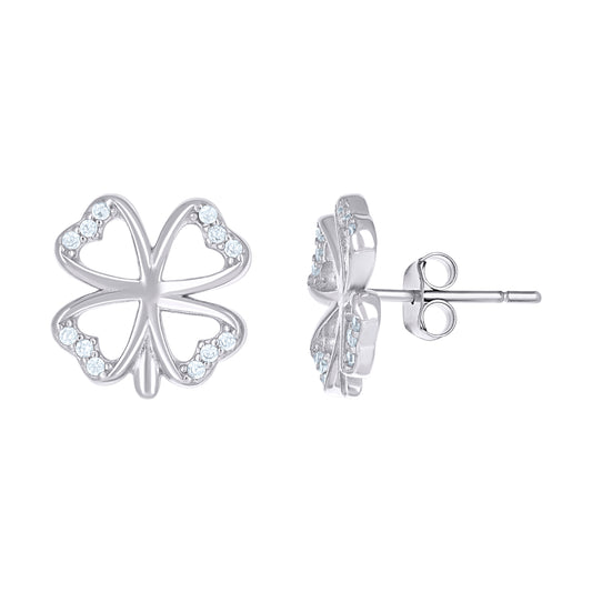 925 Sterling Silver Cz Earrings
