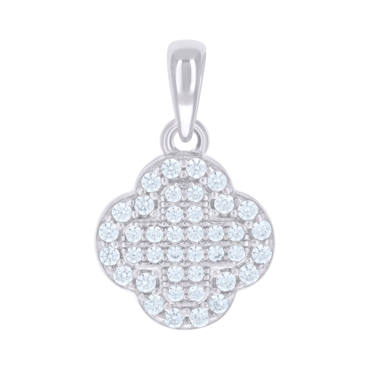 925 Sterling Silver Moissanite Pendant