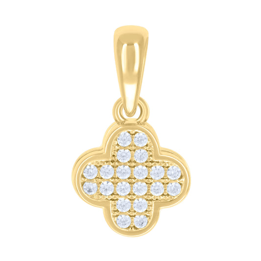 925 Sterling Silver 0.103Ctw Moissanite Pendant