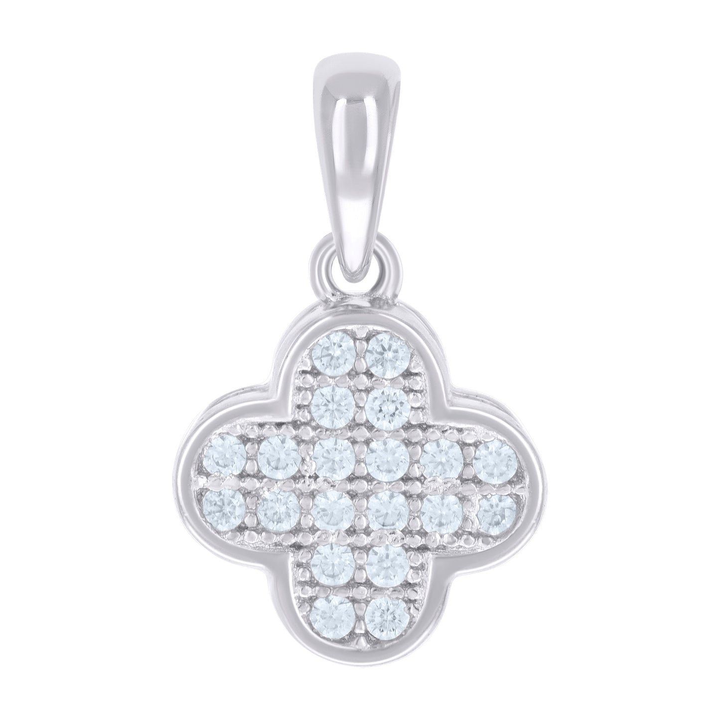 925 Sterling Silver Moissanite Pendant