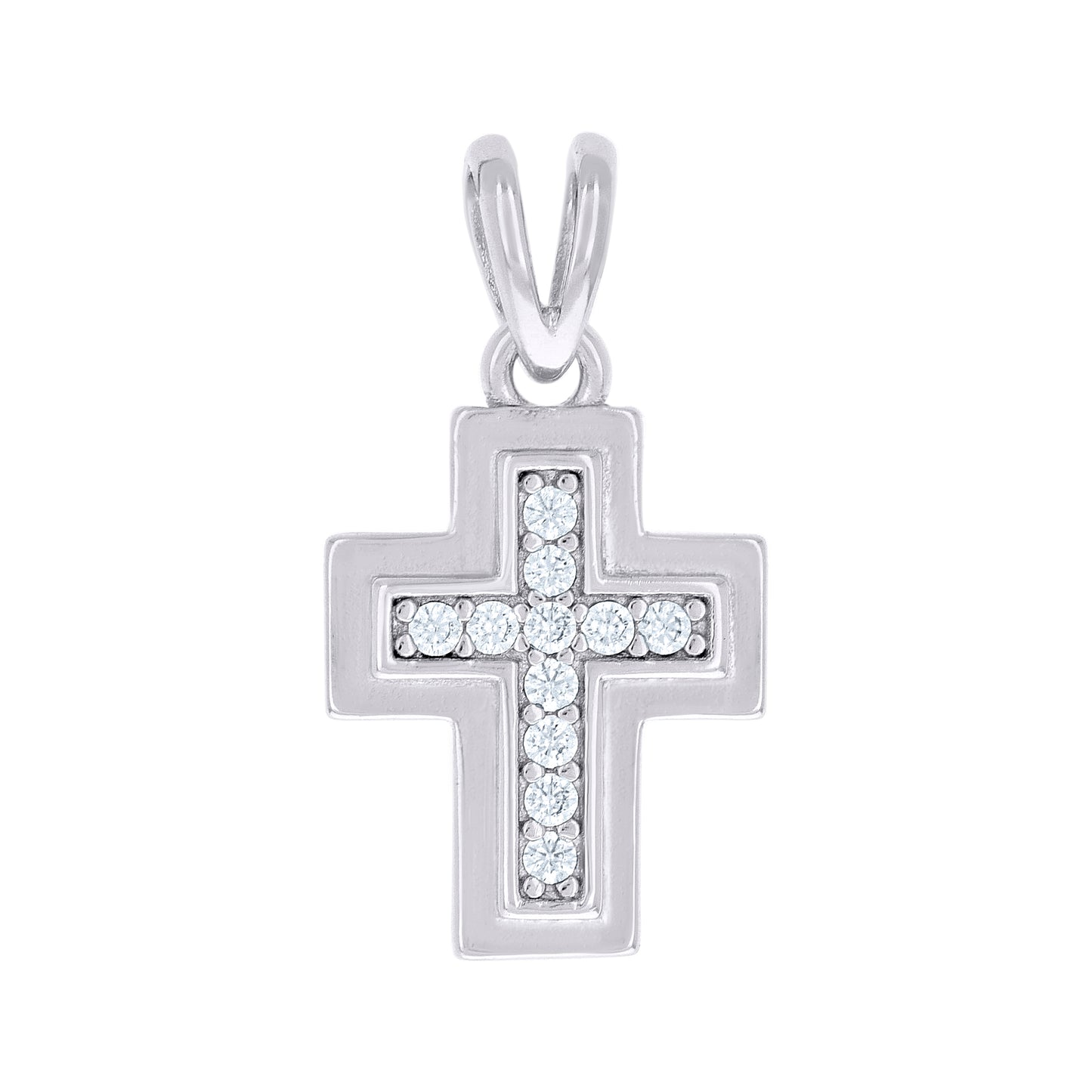 925 Sterling Silver Cz Pendant