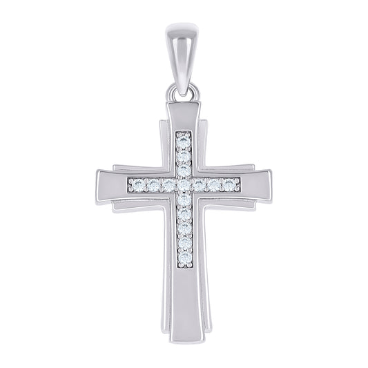 925 Sterling Silver Cz Pendant