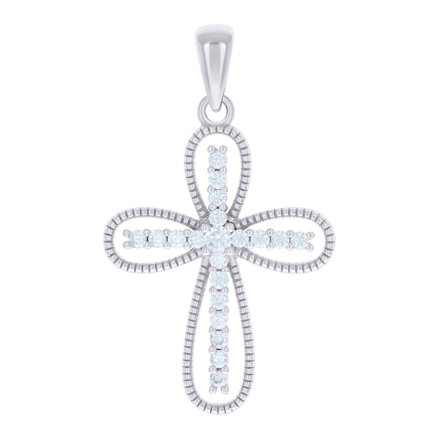 925 Sterling Silver Cz Pendant