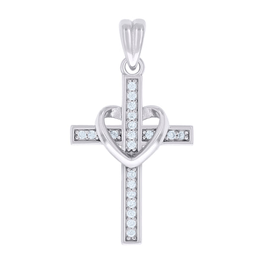 925 Sterling Silver Cz Pendant