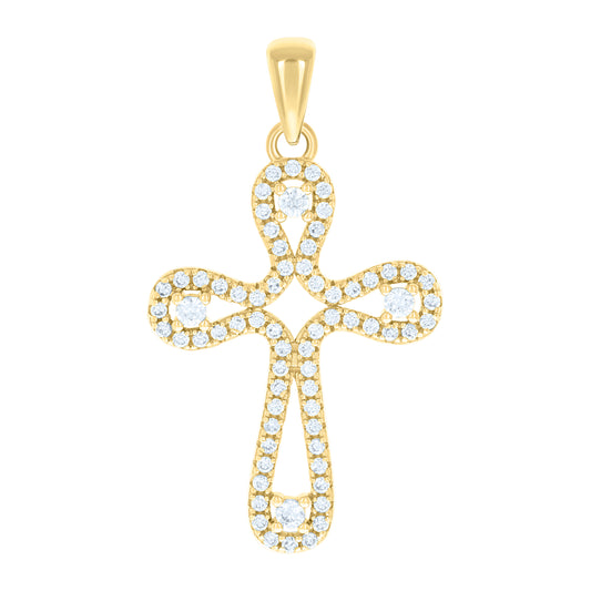 925 Sterling Silver Cz Pendant