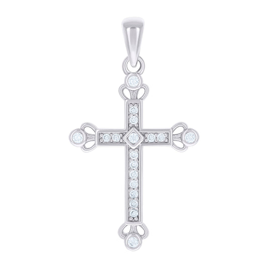 925 Sterling Silver Cz Pendant