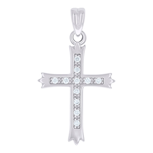 925 Sterling Silver Cz Pendant
