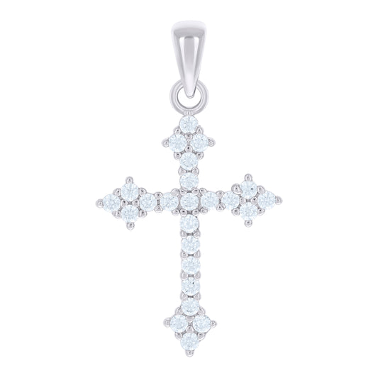 925 Sterling Silver Cz Pendant