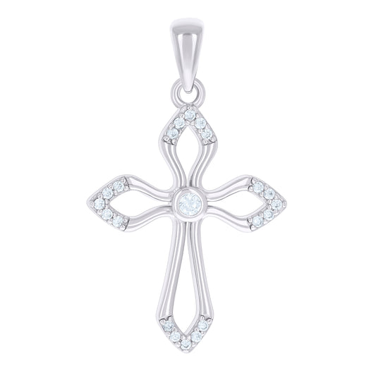 925 Sterling Silver Cz Pendant