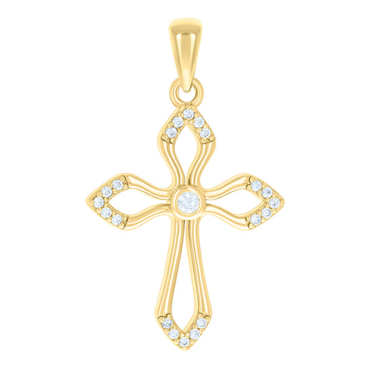 925 Sterling Silver Cz Pendant