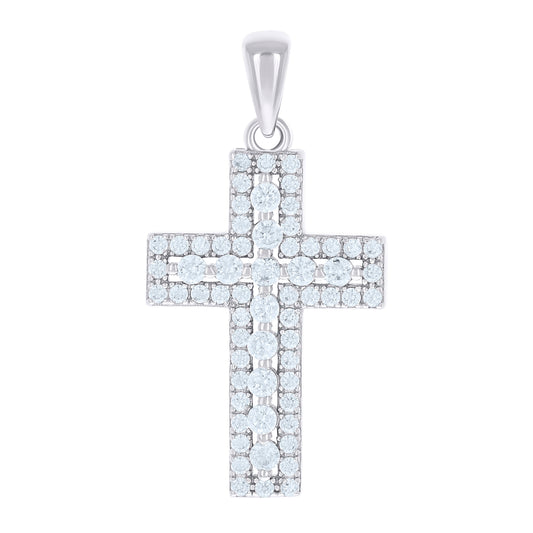 925 Sterling Silver Cz Pendant