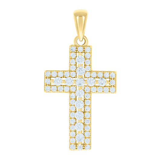 925 Sterling Silver Cz Pendant
