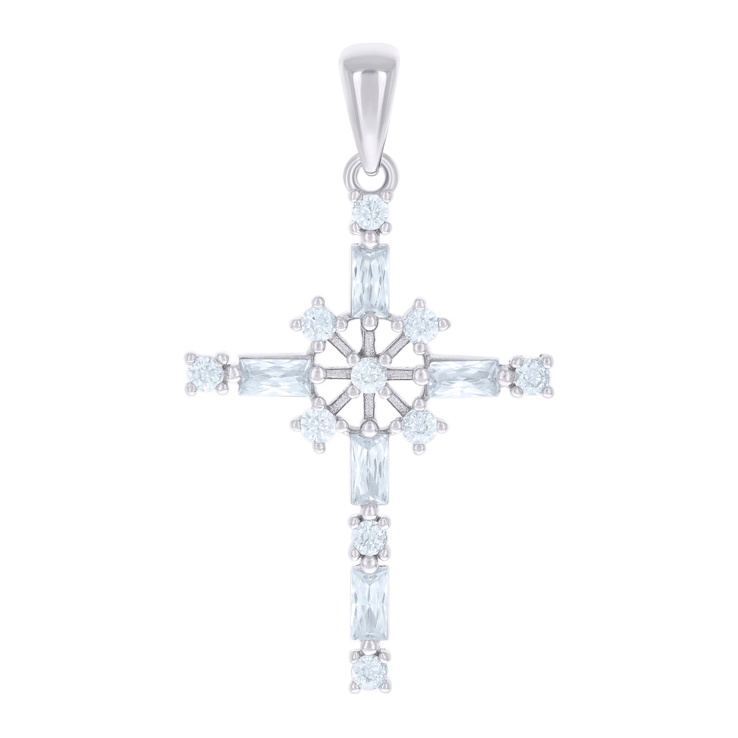 925 Sterling Silver Cz Pendant