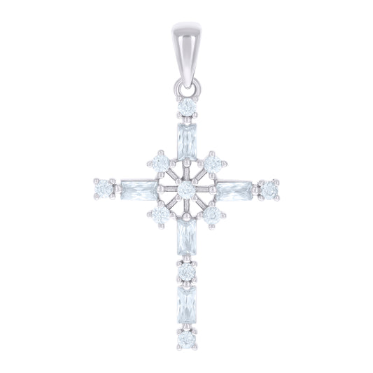 925 Sterling Silver Cz Pendant