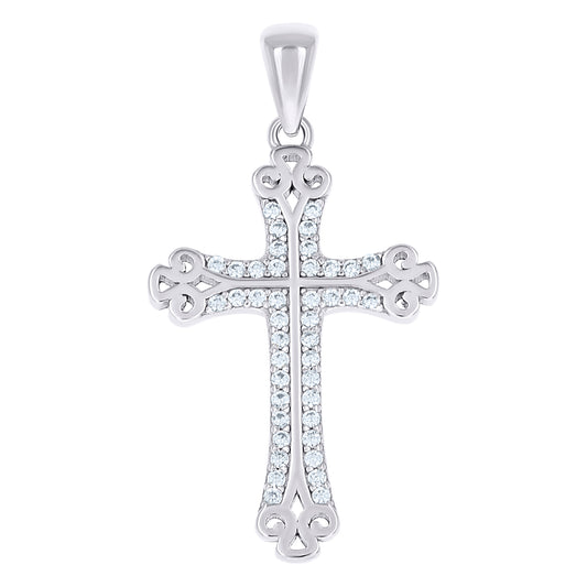 925 Sterling Silver Cz Pendant