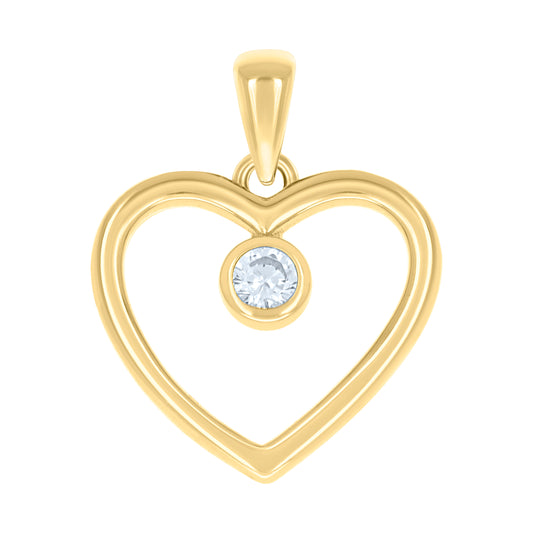 925 Sterling Silver Cz Pendant