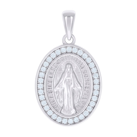 925 Sterling Silver Cz Pendant