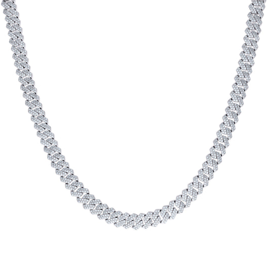 925 Sterling Silver Moissanite Monaco 8mm
