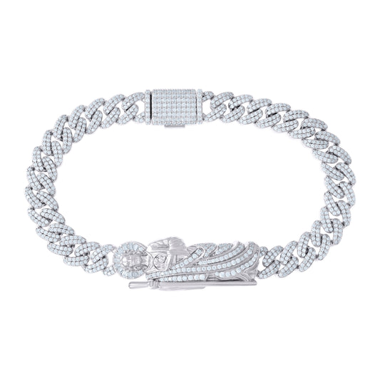 925 Sterling Silver R:5.11Ctw; B:0.43Ctw Moissanit