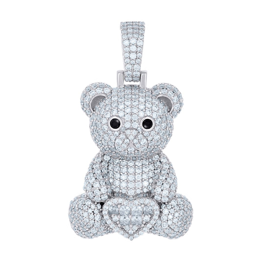 925 Sterling Silver R:3.52Ctw, B:0.33Ctw Moissanit