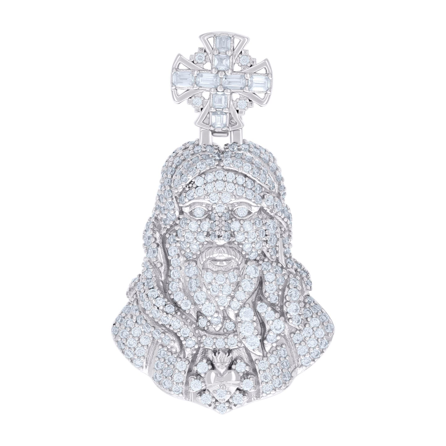 925 Sterling Silver R:1.90Ctw, B:0.37Ctw Pendant 3
