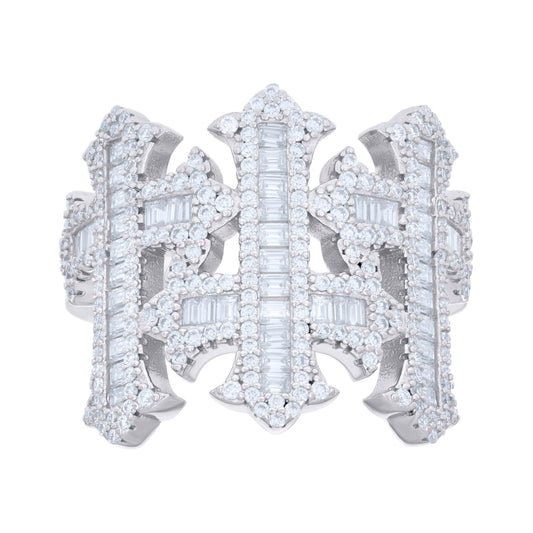 925 Sterling Silver R:1.31Ctw ;B:1.94Ctw Moissanit