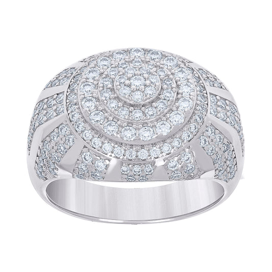 925 Silver 2.45Ctw Moissanite Ring S9