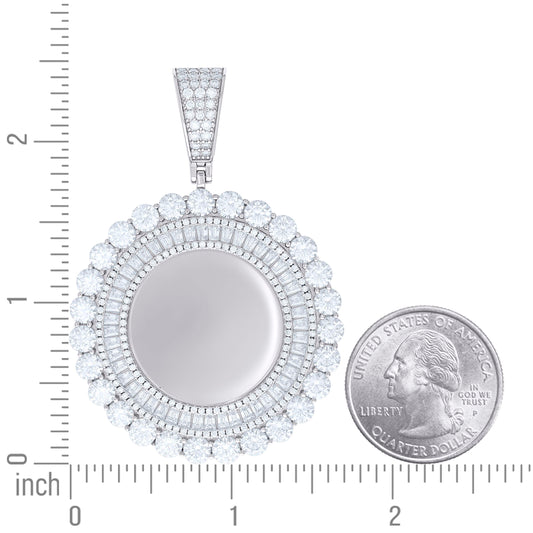 925 Sterling Silver Cz Pendant