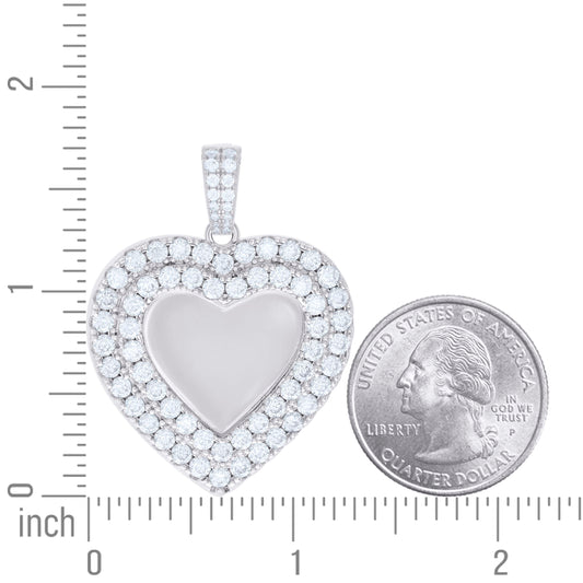 925 Sterling Silver Cz Pendant