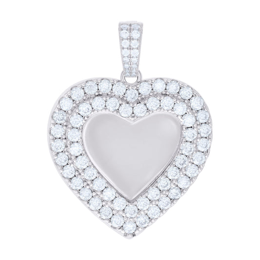 925 Sterling Silver Cz Pendant