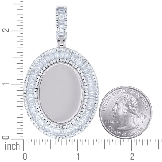 925 Sterling Silver Cz Pendant