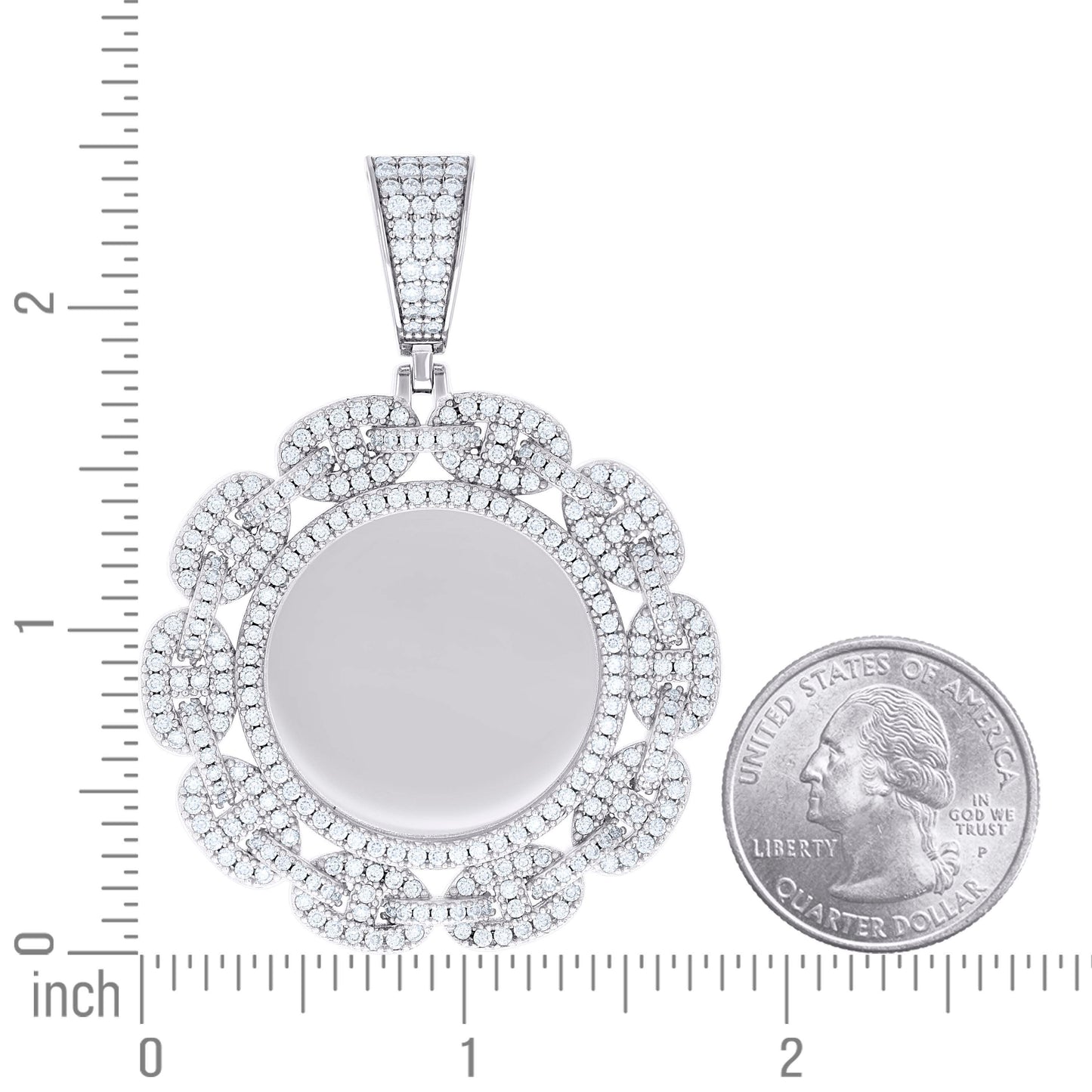 925 Sterling Silver Cz Pendant
