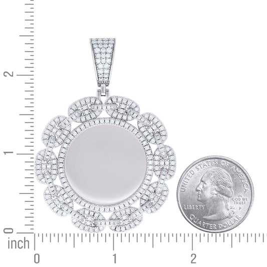 925 Sterling Silver Cz Pendant