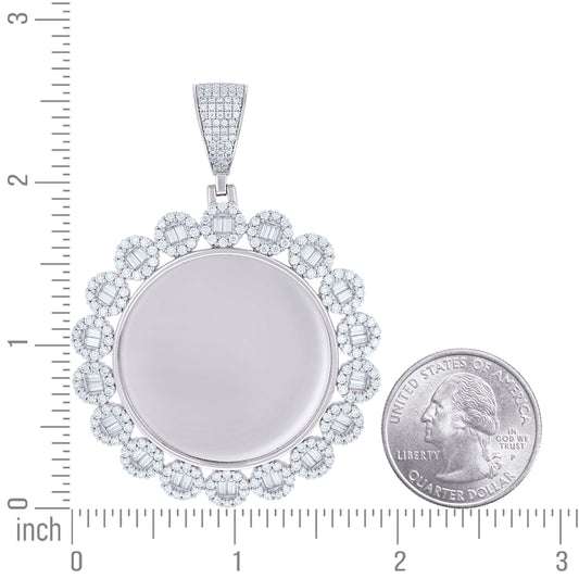 925 Sterling Silver Cz Pendant