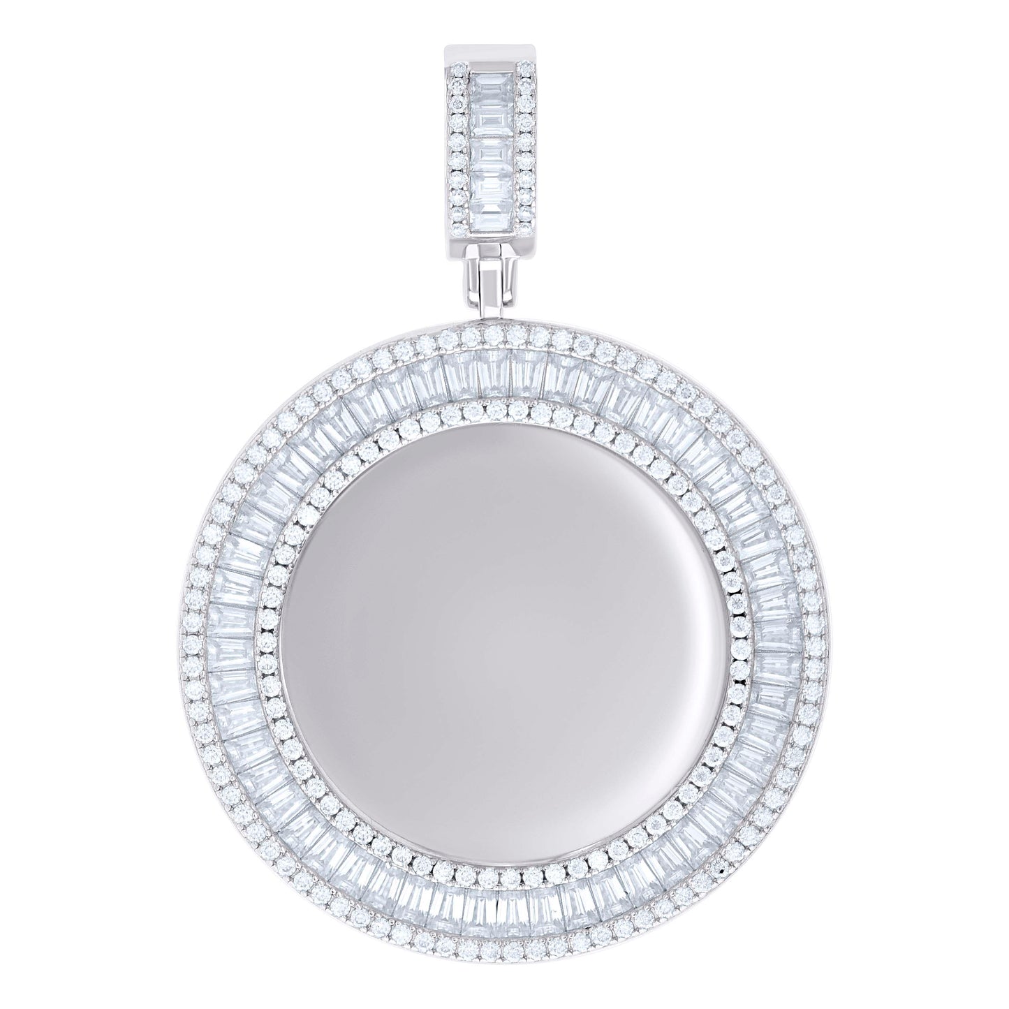 925 Sterling Silver R:2.28Ctw,B:6.41Ctw Moissanite