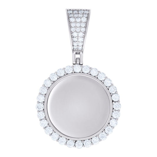 925 Sterling Silver 1.91Ctw Moissanite Pendant