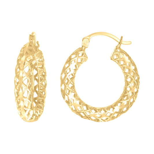 10Kt Gold Cz  Earring