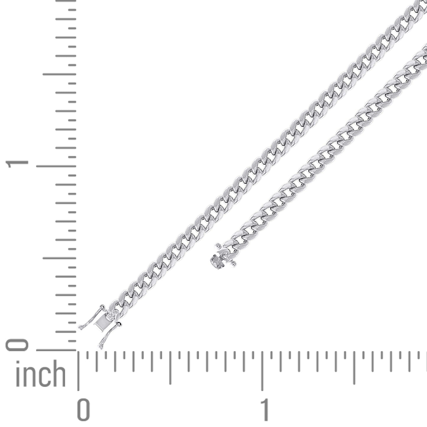 925 Silver Hollow Miami Cuban Chain 4.1mm