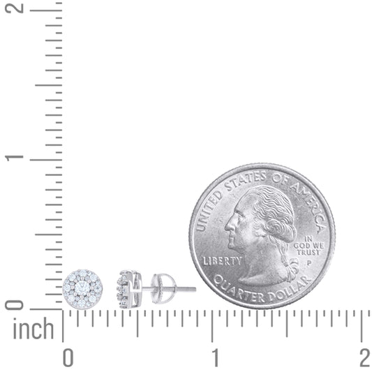 925 Sterling Silver Moissanite Earring