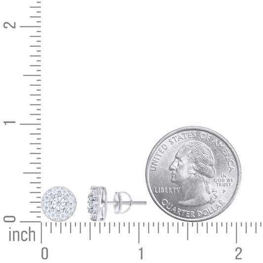 925 Sterling Silver Moissanite Earring