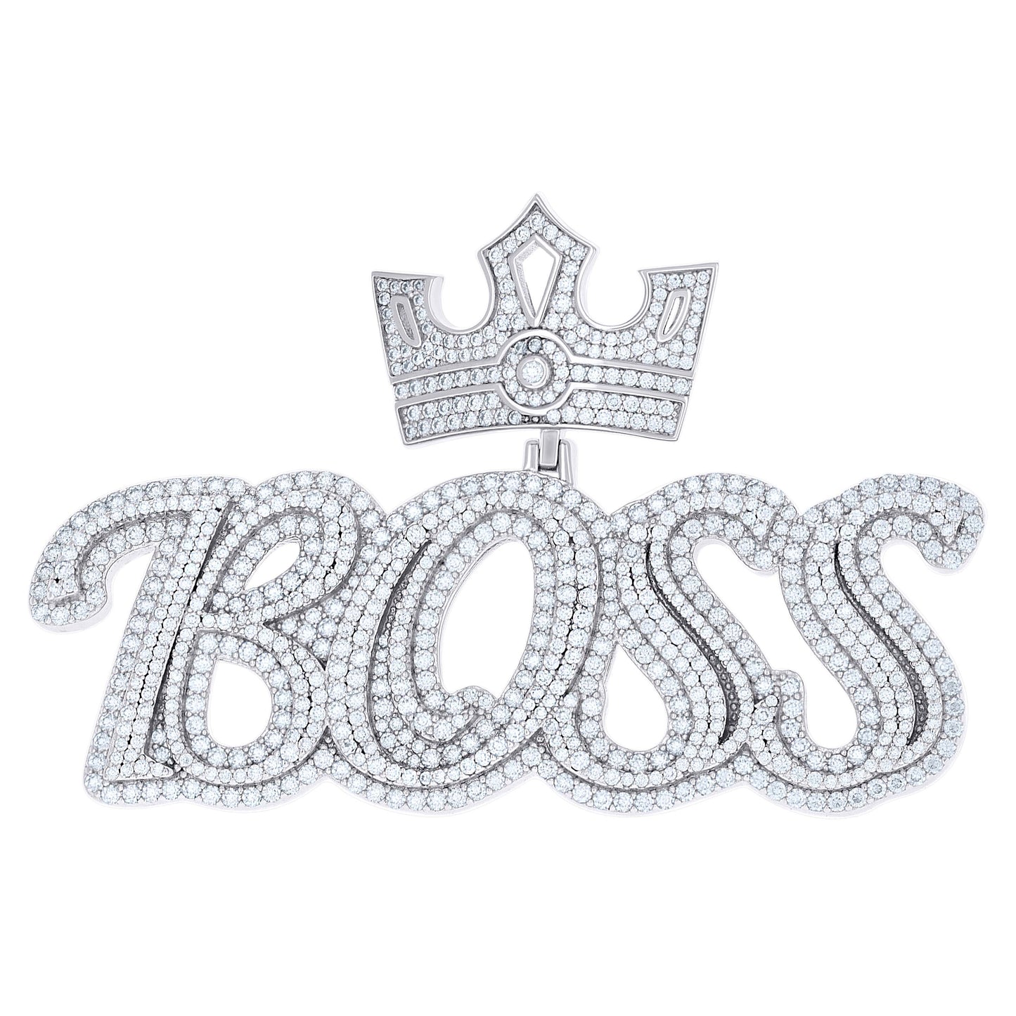 925 Sterling Silver Moissanite Pendant