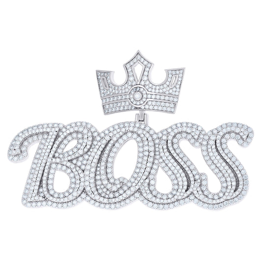 925 Sterling Silver Moissanite Pendant