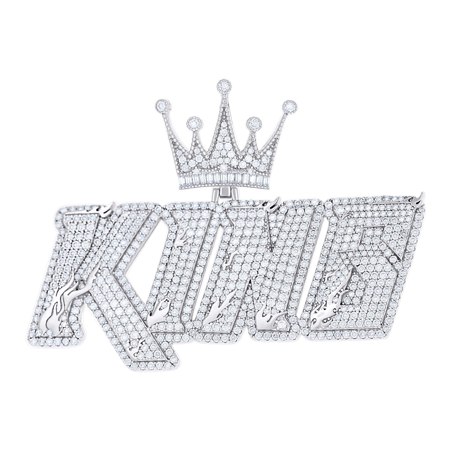 925 Sterling Silver Moissanite Pendant