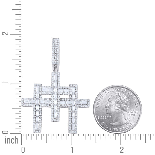 925 Sterling Silver Moissanite Pendant