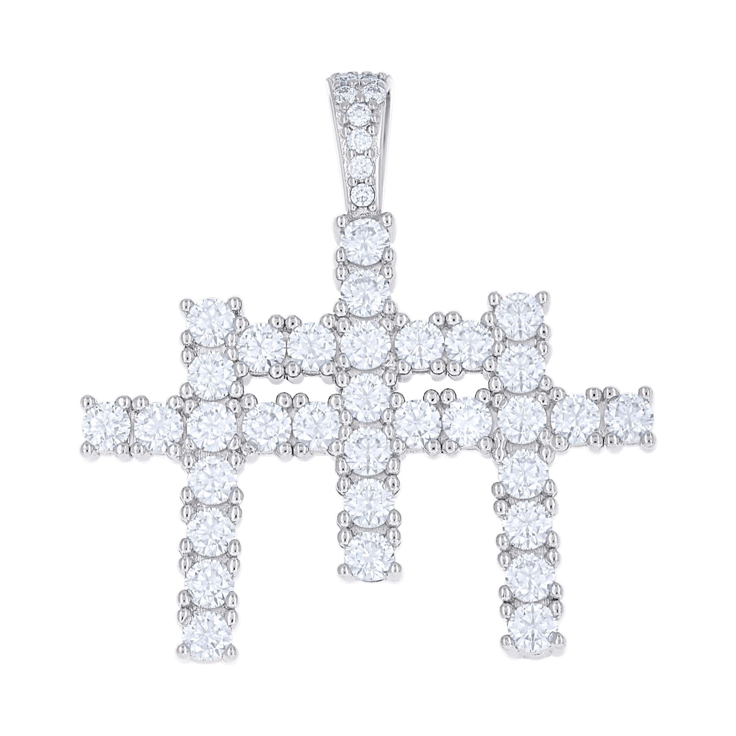 925 Sterling Silver Moissanite Pendant