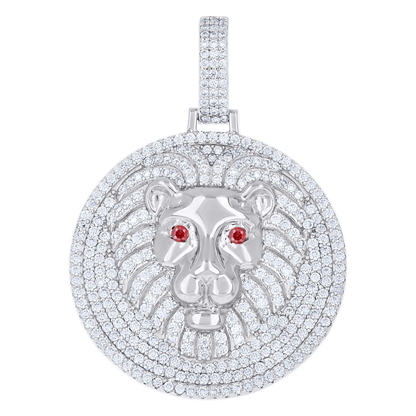 925 Sterling Silver Moissanite Pendant