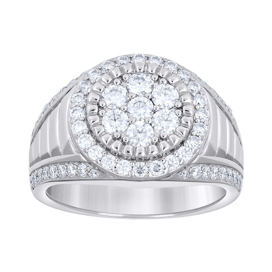 925 Sterling Silver Moissanite Ring S9